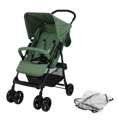 Puggle Holiday Luxe Pushchair Stroller – Sage Green