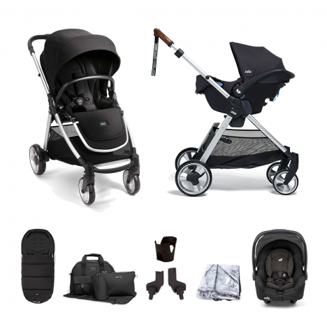 Mamas & Papas Flip XT2 7pc Essentials (Gemm Car Seat) Travel System  - Black