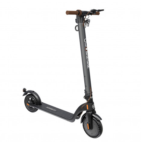 Globber One K E-motion 23 Folding Electric Scooter - Titanium / Brown (Age 14 to Adult)