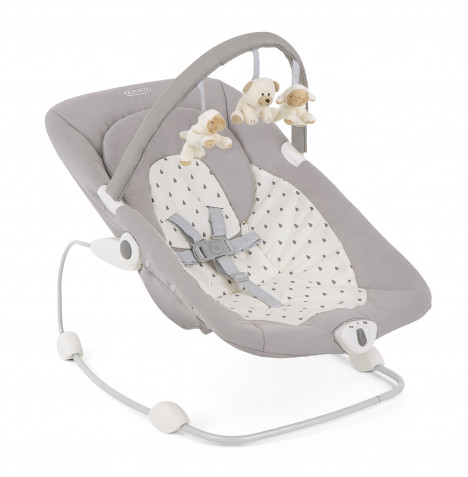 Graco Cheerie Infant Baby Bouncer Chair with Vibration – Beige Dots