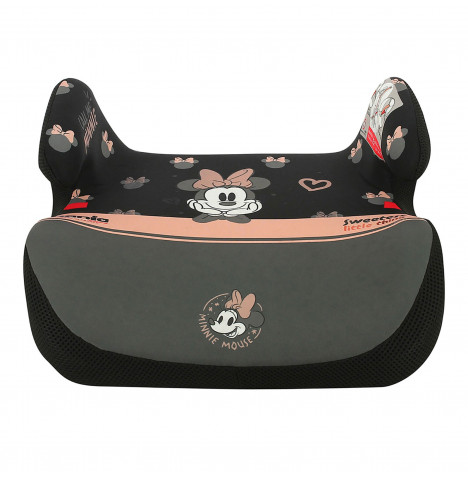 Minnie Mouse Topo Low Back Booster Car Seat Group 2/3 - Black / Pink (4-12 Years)