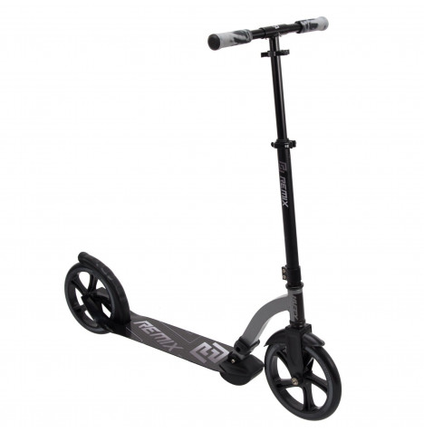 Huffy Remix 250mm Inline Folding Scooter - Black (8 years+)