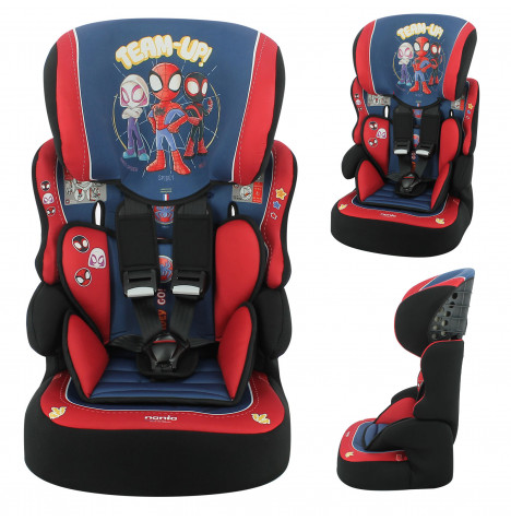Spidey & his amazing Friends Linton Comfort Plus Luxe Group 1/2/3 Car Seat - Red (9 Months-12 Years)
