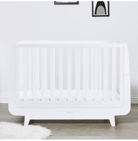 SnuzKot Luxe Cot Bed - White