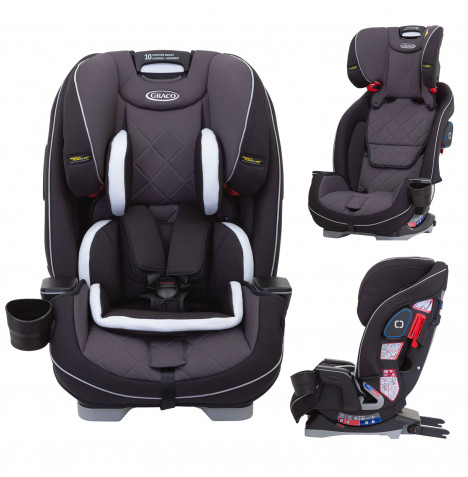 Graco Slimfit LX Group 0+/1/2/3 ISOFIX Car Seat - Black (Birth-12 Years)