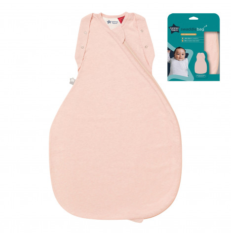 Tommee Tippee 3-6 Months 2.5 Tog Baby Sleep Swaddlebag - Blush Pink