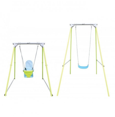 2in1 Toddler Child Convertible Swing (6 Months-10 Years) - Green