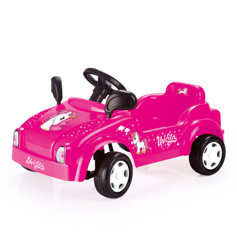 Unicorn Pedal Operated Smart Car - Pink (3+ Years)