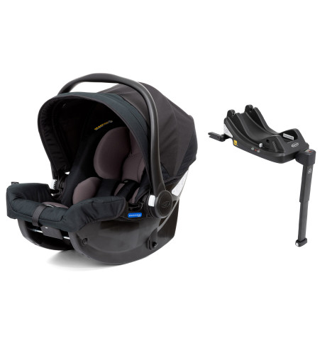 Graco Snugessentials i-Size Group 0+ Car Seat & isofamily Base - Black (0-15 Months)