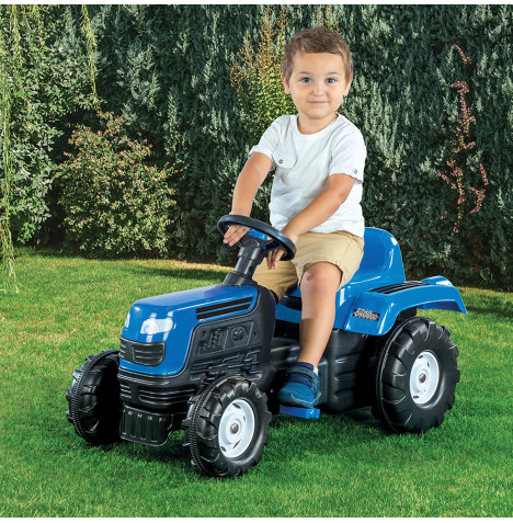 Ranchero Ride On Pedal Operated Tractor - Blue (3 Years+)