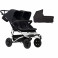 Mountain Buggy Duet V3 Twin Pushchair & Carrycot - Black