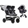 Mountain Buggy Duet V3 Travel System - Silver