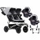 Mountain Buggy Duet V3 Double Travel System - Silver