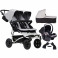 Mountain Buggy Duet V3 Travel System & Carrycot - Silver