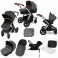 Ickle bubba Stomp V3 Silver All In One Travel System & ISOFIX Base - Graphite Grey
