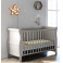 Little Acorns Sleigh Cot Bed With Deluxe Maxi Air Cool Mattress - Grey