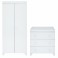 Little Acorns Classic Milano Wardrobe & Dresser - White