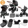 Ickle bubba Stomp V3 Silver All In One Travel System & Isofix Base - Graphite Grey