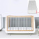 Snuz SnuzKot 2pc Skandi Cot Bed & Maxi Air Cool Mattress - Grey
