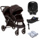 Joie Evalite Duo Tandem (Gemm) Travel System and Base - Coal