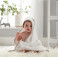 Shnuggle Wearable Luxury Hooded Wrap Towel - White