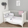 Cuddle Co Comfi Dreams 4 Piece Cot Bed Bedding Set - Elephants Pink