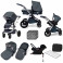 Ickle bubba Special Edition Stomp V4 All In One Travel System & Isofix Base - Blueberry