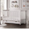 Puggle Prestbury Imperial Luxe Sleigh Cot Bed & Drawer - White