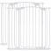 Dreambaby Chelsea Xtra-Tall Auto-Close Metal Safety Gate + 9cm Extension + 18cm Extension (2 Pack) - White (71-107cm)