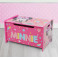 Nixy Children Deluxe Wooden Toy Box & Bench - Minnie Mouse