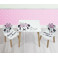 Nixy Children Wooden Table & Chairs Set - Classic Minnie Mouse