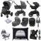 Joie Chrome DLX (i-Venture & i-Gemm 2 Car Seat) Everything You Need Travel System Bundle with Carrycot & ISOFIX Base  - Pavement
