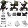 Ickle Bubba Special Edition Stomp V4 38 Piece (Galaxy) Everything You Need Travel System Bundle (With Base) - Woodland