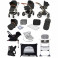 Ickle bubba Stomp V3 Champagne (Galaxy) 14pc Everything You Need Travel System Bundle - Black