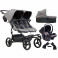 Mountain Buggy Duet Luxury Twin (Protect) Travel System With Carrycot - Herringbone