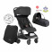 Mountain Buggy Nano Pushchair with Cocoon Carrycot - Black