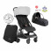 Mountain Buggy Nano Pushchair with Cocoon Carrycot - Silver