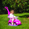 Unicorn 4 in 1 Step Car Ride on with Storage - Pink