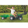 Ride-on Large Pedal Tractor with Trailer & Excavator - Green