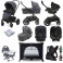 Joie Chrome DLX (Lockton & Gemm Car Seat) Everything You Need Travel System Bundle with Carrycot - Pavement