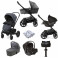 Joie Chrome DLX (Gemm) Travel System With Carrycot + ISOFIX Base - Pavement